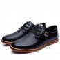 New Men\'s Leather Casual Shoes Autumn Luxury Brand Shoes Men Flat Shoes Adult Moccasins Male Shoes