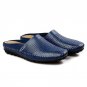 Summer Beach Sandals Slippers 100% Genuine Leather Flats Casual Slip-on Slipper Black Luxury Flip Fl