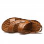 Summer Male Sandals Men Genuine Leather Shoes Slippers Casual Sandal Brand Beach Flat Shoes for Man 