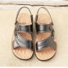 Men Sandals Shoes Fashion Genuine Leather Casual Summer Beach Slippers Men\'s Flats Footwear Zapatos