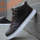 Front Lace-Up Breathable Ankle Boots Autumn Brand Men\'s  White Black Shoes