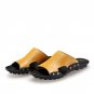 Genuine Leather Slippers Men Summer Sandals Breathable Brand Designer Stylish Shoes Real Leather Sea