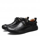 New Arrival Men Casual Shoes Luxury Brand Comfortable Breathable Fashion Genuine Leather Men Shoes D