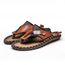 Brand Genuine Leather Summer Men Slippers Beach Sandals Comfort Men Casual Shoes Fashion Men Flip Fl