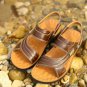 Shoes\'s Men Genuine Leather Summer Beach Sandals Fashion Casual Men Flats Footwear Leisure Zapatos 