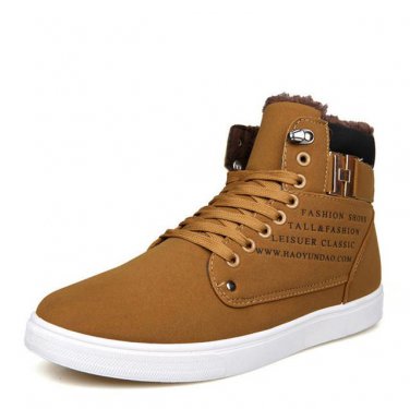 Newly Fur Winter Men Boots 2016 Fashion Winter Wedge Comfortable Warm Boots For Men British Style Ca