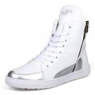 High Top Men Boots New British Style PU Leather Autumn Winter Fashion Ankle Boots For Men Breathable