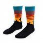 New Arrival Fashion Men Socks Crew Long Cactus Pineapple Pine Print Skate Casual Happy Funny Brand C