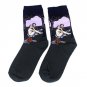 Autumn Winter Fashion Printed Socks Men Hit Color Cotton High Elastic Male Sock Wedding Gift