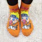 1pair Cute Japan Anime Naruto Socks Uzumaki Naruto Print Cotton cosplay Socks Accessories