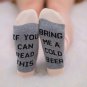 Custom Letters Socks If You Can Read This Bring Me Wine Coffee Autumn Spring Winter Cotton Socks Wom