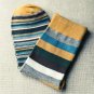 1Pairs Men\'s Socks Chaussette Striped Print Male Long Socks Long Men\'s Business Mens Dress Sock Me