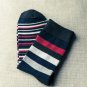 1Pairs Men\'s Socks Chaussette Striped Print Male Long Socks Long Men\'s Business Mens Dress Sock Me