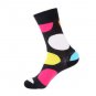 New Winter Funny Socks Men Big Dot Print Novelty Socks Cotton Long Colorful Christmas Business Man D