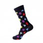 New Winter Funny Socks Men Big Dot Print Novelty Socks Cotton Long Colorful Christmas Business Man D