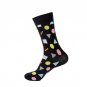 New Winter Funny Socks Men Big Dot Print Novelty Socks Cotton Long Colorful Christmas Business Man D