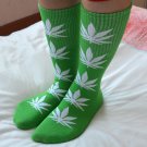 38 Colors 1 Pair Fashion Men Weed Crew Socks Cotton Harajuku Leaf Print Hip Hop Long Socks