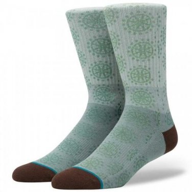 Men\'s Print Teal Skate Socks USA Size 6-8.5, 9-12, Euro Size 39-41.5,42-45