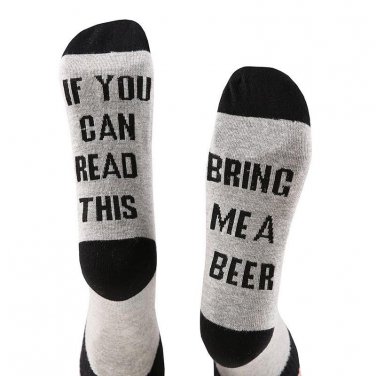 Man Women Socks 16 Styles Words printed Cotton Casual Soft Socks Warm Unisex Free Shipping IF YOU CA