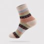 1 Pair Fashion Sock for Men Retro Geometric Print Art Socks Winter Autumn Warm Short Sock Mens Busin