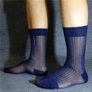 Men\'s Silk formal socks visible See through sexy Males suit socks 7 colors available gentleman Men\