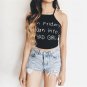 Newest Women\'s Summer Sexy Blusas Women Backless Sleeveless Printed Tops Vest Halter Tank Tops Blo