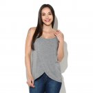 Women Solid Irregular Sleeveless Tank Tops Crop Tops Blouse T Shirt