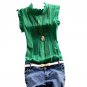 Summer Retro Style Women Reffle Shirt Chiffon Blouse Office Lady Casual Tops S M L XL