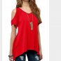 Blouses Women Off Shoulder Blouse Ladies Casual Loose Tops Soft Cotton Shirt Blusas