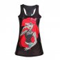 1pc New 2017 women summer 3d vests,Multi-Color Gothic Punk Clubwear T-Shirt Print Tank Top Vest Blou