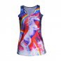1pc New 2017 women summer 3d vests,Multi-Color Gothic Punk Clubwear T-Shirt Print Tank Top Vest Blou