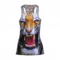 1pc New 2017 women summer 3d vests,Multi-Color Gothic Punk Clubwear T-Shirt Print Tank Top Vest Blou