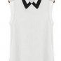 Plus size 3XL Women Chiffon Blouse Fashion Casual Patchwork Tulle Blouse Blusa Feminina Manga Curta