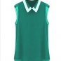 Plus size 3XL Women Chiffon Blouse Fashion Casual Patchwork Tulle Blouse Blusa Feminina Manga Curta