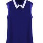 Plus size 3XL Women Chiffon Blouse Fashion Casual Patchwork Tulle Blouse Blusa Feminina Manga Curta