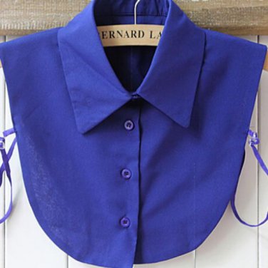 Small Lapel Blouse Top Women Detachable Lapel Shirt Fake False Collar Choker Necklace 9 Styles