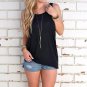 2017 New Arrival Summer Women Sexy Sleeveless Backless Shirt Knotted Tank Top Blouse Vest Tops Tshir