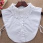 Womens Lace Fake Collar Blouse detachable collar kraagje nep dames col winter Lapel Clothes Accessor