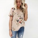 Print Pattern Blouse Shirt Women 2017 Fashion Tops Slim Fit Casual Elegant Shirts Blouses Short Slee