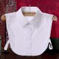 2018 Women Pure Color Lace Detachable Lapel Choker Necklace Shirt Fake False Collar Lapel Blouse Top