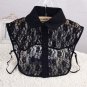 2018 Women Pure Color Lace Detachable Lapel Choker Necklace Shirt Fake False Collar Lapel Blouse Top