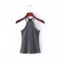 Sexy Pullover Crop top Corset Tracksuit Solid Women Tank Halter Bra Vest Blouse Cami Tops Hot Lady 2
