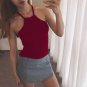 Sexy Pullover Crop top Corset Tracksuit Solid Women Tank Halter Bra Vest Blouse Cami Tops Hot Lady 2