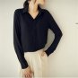 New Trendy Women\'s Long Sleeve Loose Chiffon Shirt Casual Blouse Tee Shirt Tops