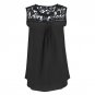 Blusas Femininas Summer Women Blouse Lace Vintage Sleeveless Crochet Casual Shirts Tops Plus Size 4X