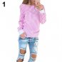 Women\'s Sexy Bowknot Backless Striped Slim Blouse Shirt Long Sleeve O Neck Top