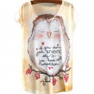 12 Styles Blusa femenina Women Shirts Summer Women Short Sleeve Loose Casual Animal/Floral Printed T