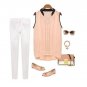 Summer Women Casual Chiffon Blouses Solid Sleeveless Soft Shirts Women Tops Cheap High Quality Cloth
