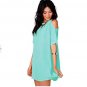 Plus XXXL Size Women\'s Half Sleeve Hollow Out O Neck Solid Casual Loose Blouse Ladies Chiffon chemi