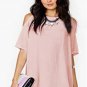Plus XXXL Size Women\'s Half Sleeve Hollow Out O Neck Solid Casual Loose Blouse Ladies Chiffon chemi